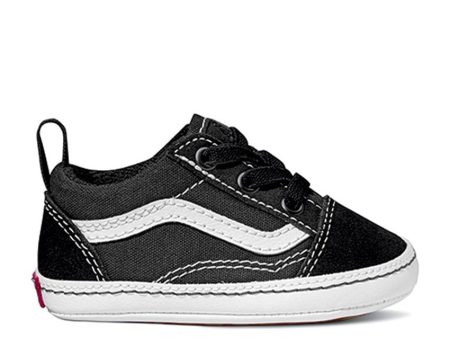 VANS INFANT OLD SKOOL CRIB - BLACK WHITE Fashion