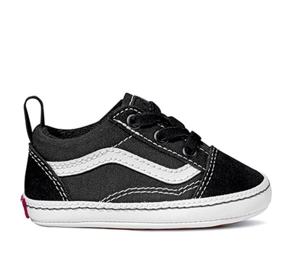 VANS INFANT OLD SKOOL CRIB - BLACK WHITE Fashion