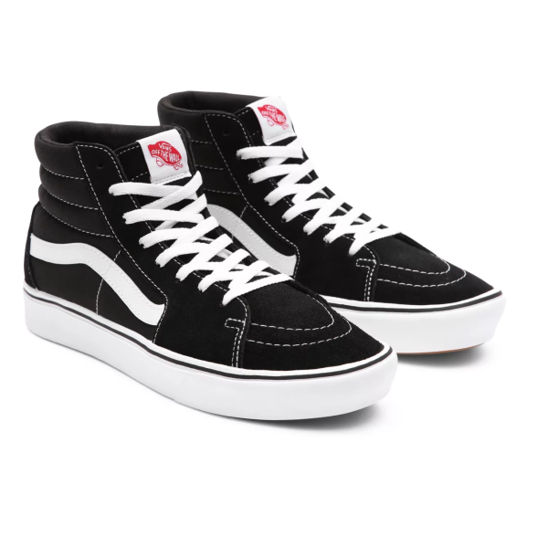 VANS COMFYCUSH SK8-HI - BLACK TRUE WHITE For Discount